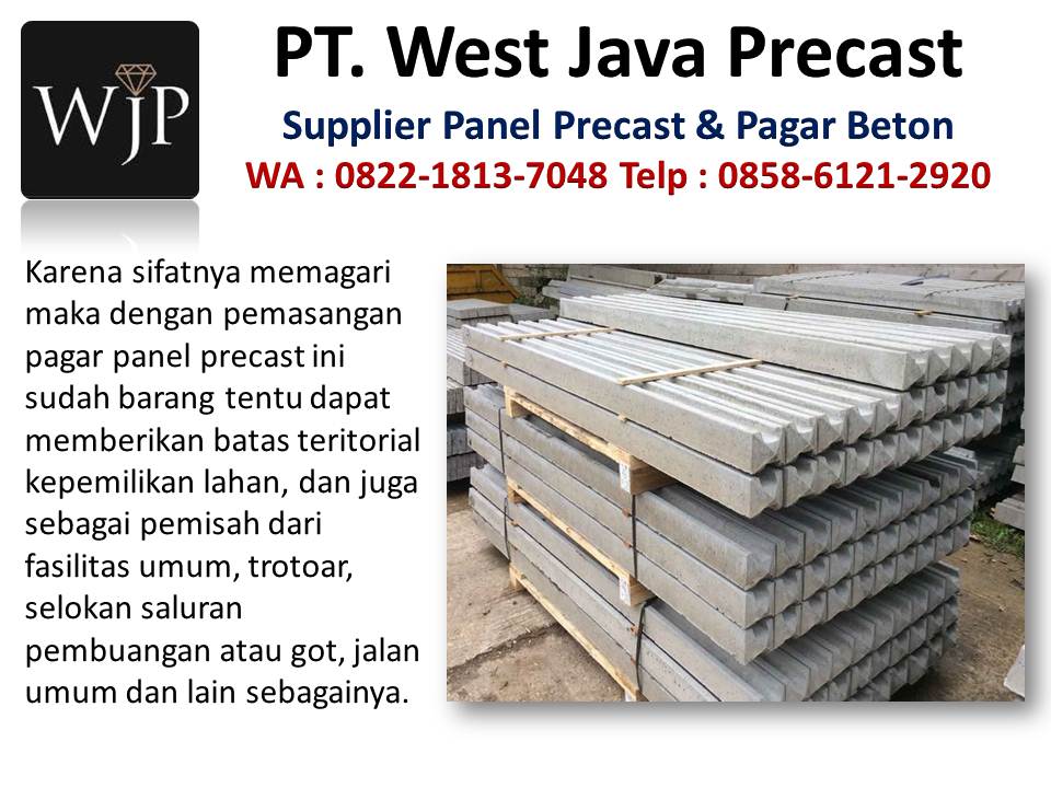 Pabrik pagar beton blok hubungi wa : 085861212920, produsen panel precast di Bandung. Informasi jual pagar beton rumah minimalis modern dan poto model pagar beton minimalis Pabrik-pagar-beton-blok