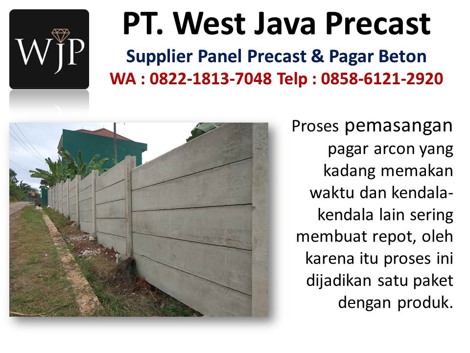 Pagar beton susun hubungi wa : 085861212920, produsen panel precast di Bandung Pabrik-pagar-beton-minimalis-2019