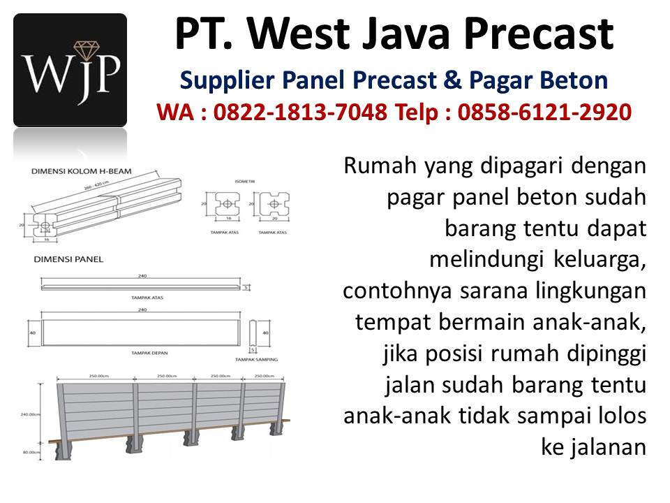 Ukuran besi beton untuk pagar hubungi wa : 082218137048, tempat produksi pagar beton di Bandung Pabrik-pagar-beton-panel-suya
