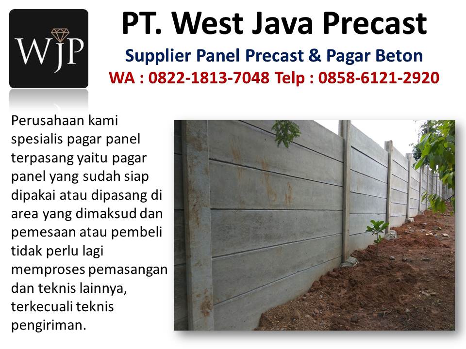 Ukuran besi beton untuk pagar hubungi wa : 082218137048, tempat produksi pagar beton di Bandung Pabrik-pagar-beton-precast-harga